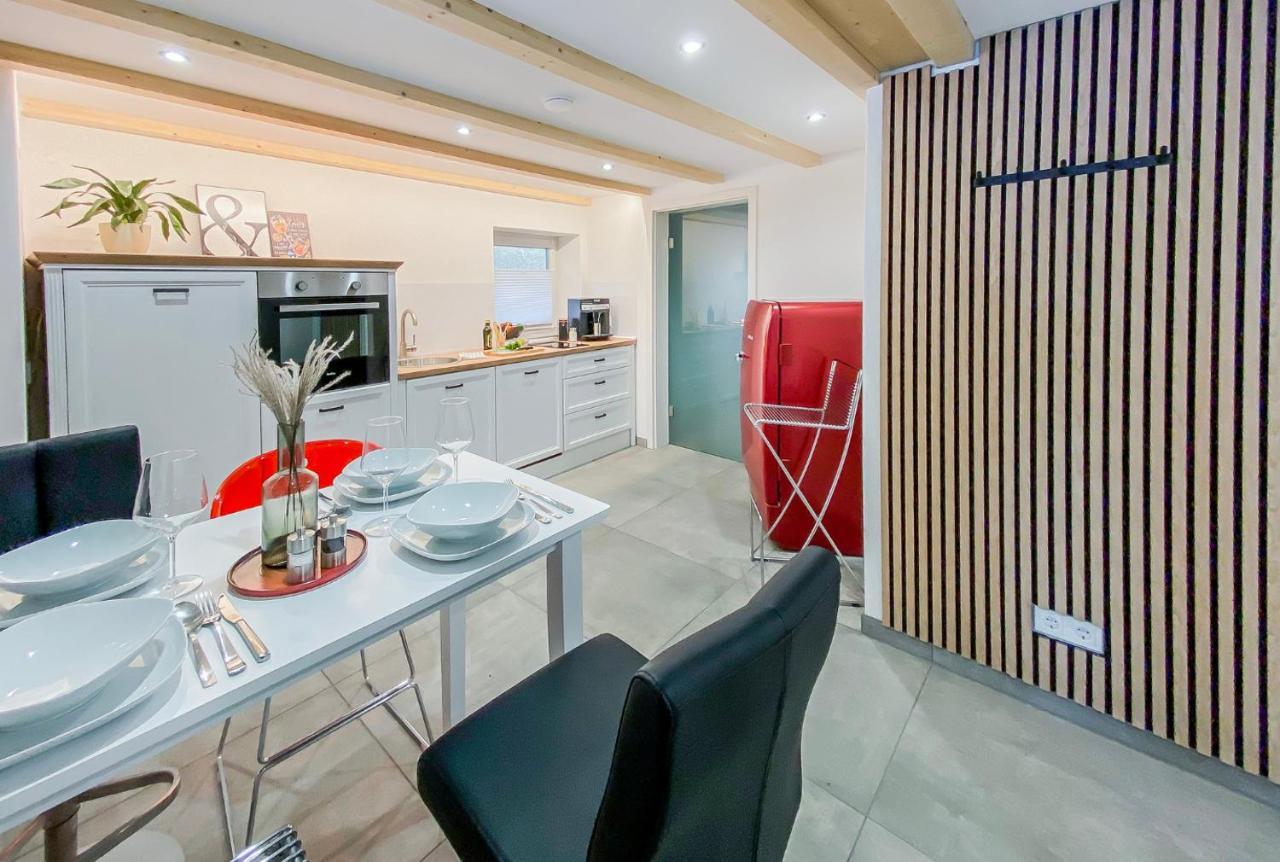 Stylisches Apartment Mit Terrasse In Der Altstadt Von Donauwoerth Exterior photo